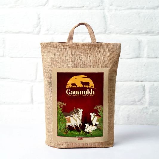 100% organic cow dung dry manure compost 2KG